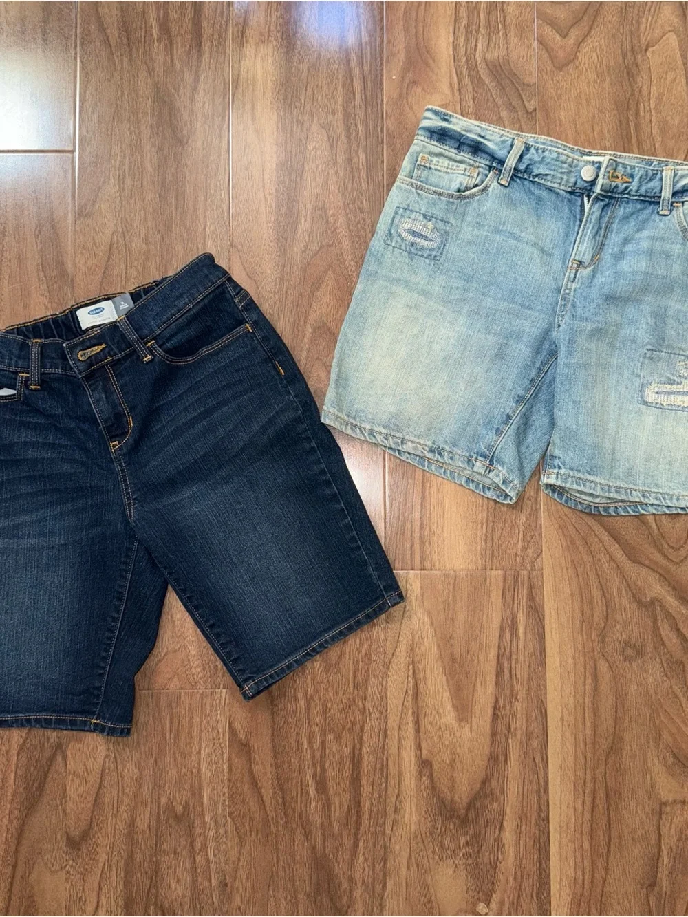 Old Navy Denim Shorts - Dark Indigo & Light Wash